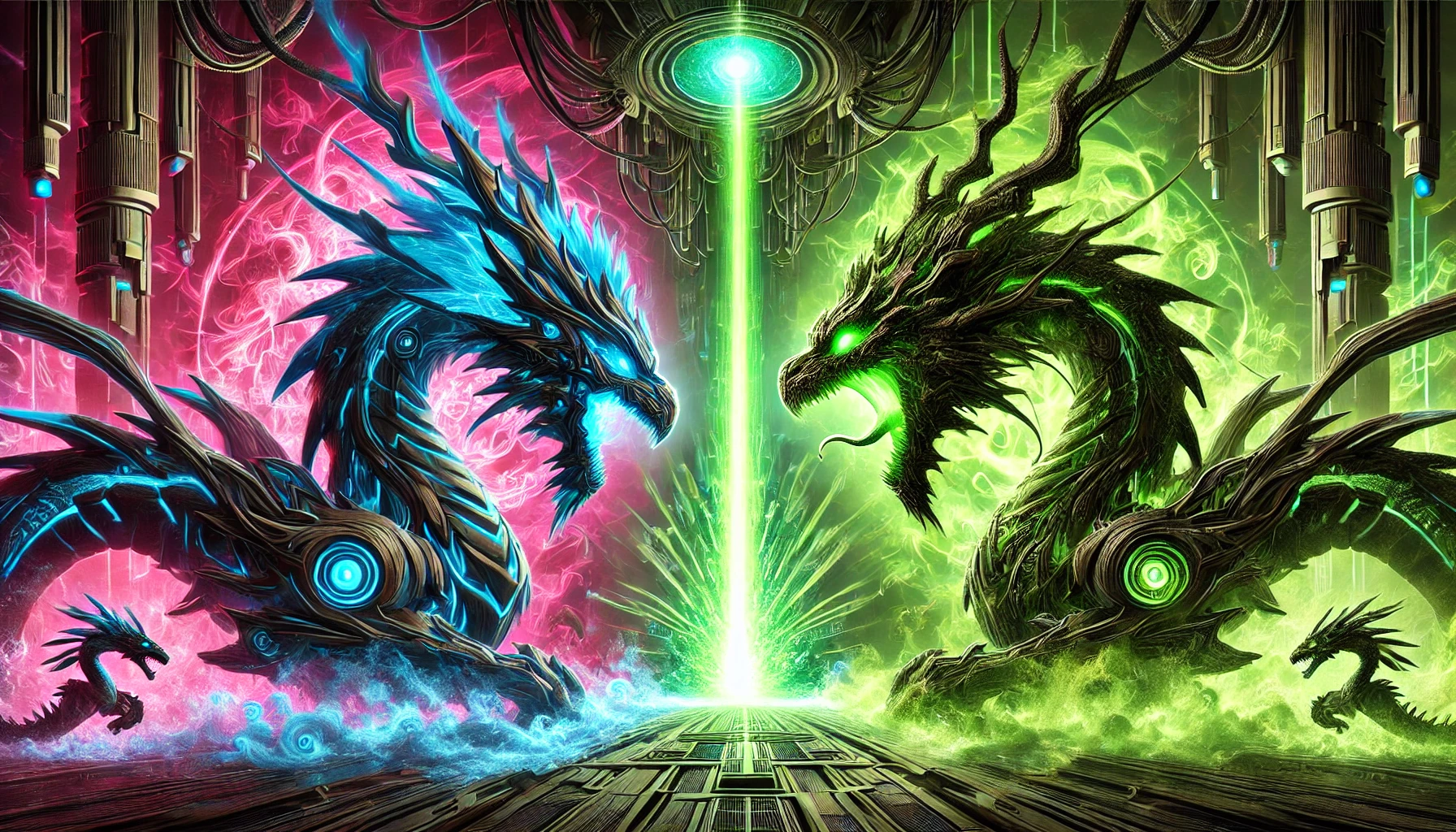 The Wood Dragon speaking with Iblis